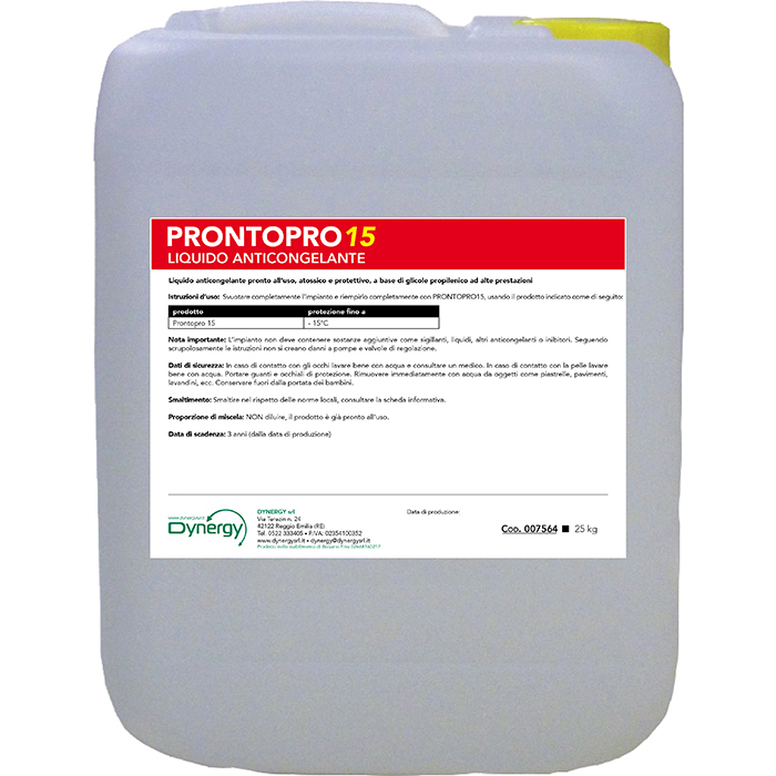 PRONTOPRO 15 TANICA KG.25 LIQUIDO ANTIGELO